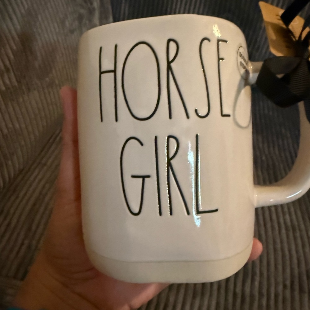 Rae Dunn HORSE GIRL double-sided Mug - Picture 4 of 6